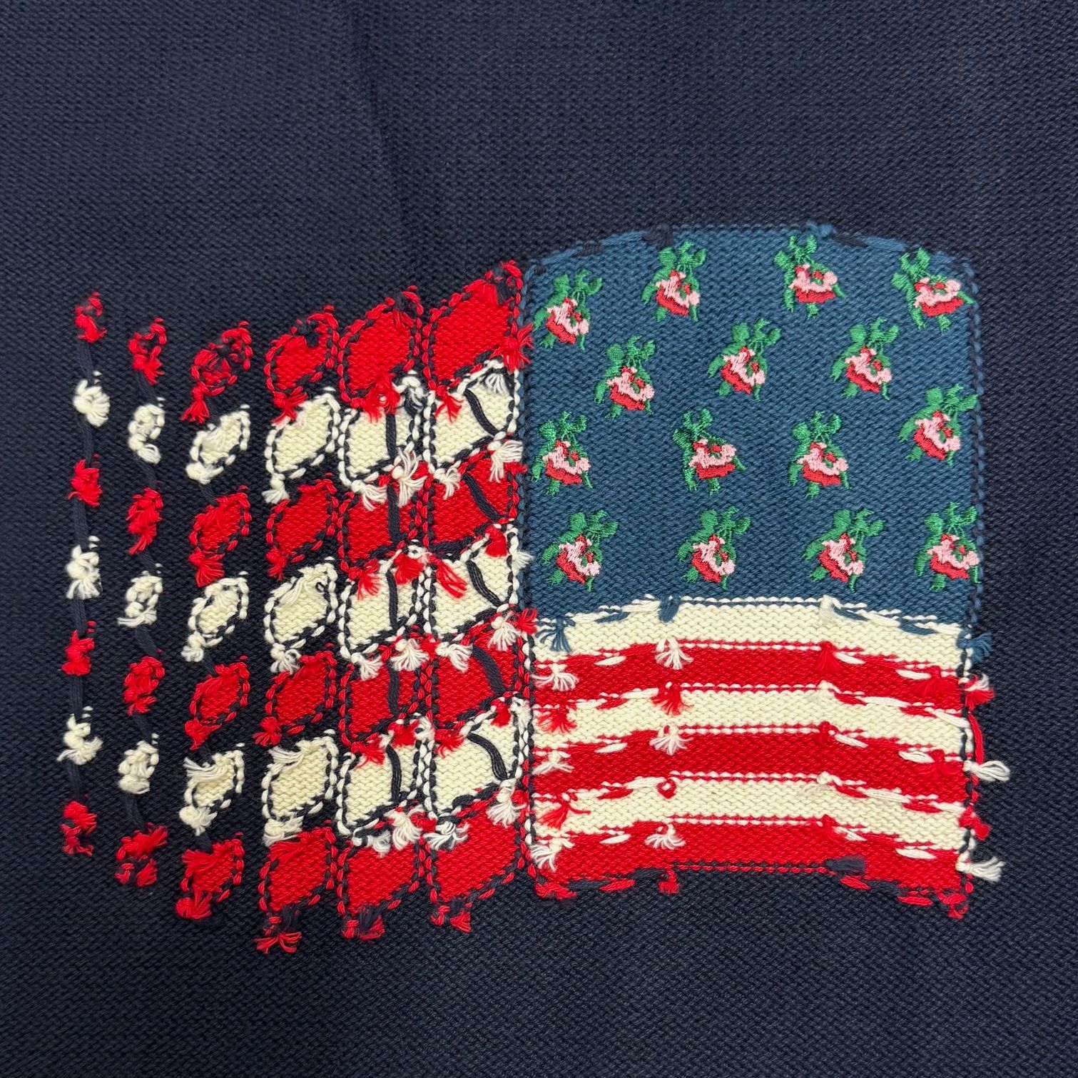 未使用品 DAIRIKU American Dream Inside-out Knit TTT国旗ニット 