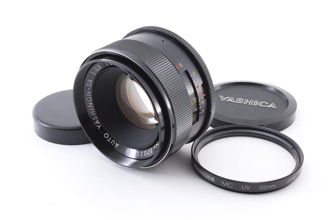 YASHICA AUTO YASHINON-DX 50mm F1.7【美品】 希少品】AUTO YASHINON-DX 50mm f1.7 前期型 - メルカリ