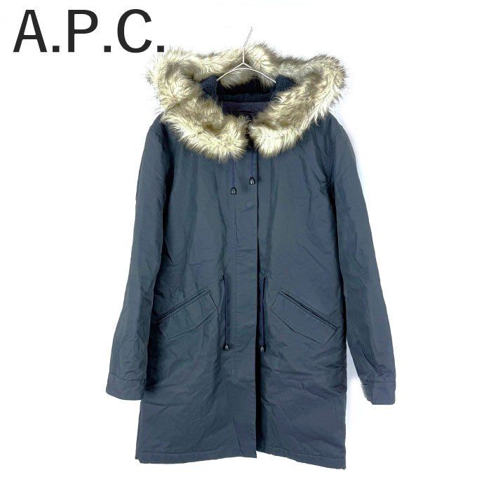 アーペーセー A.P.C. フード付きコート ファー ボア カジュアル  
