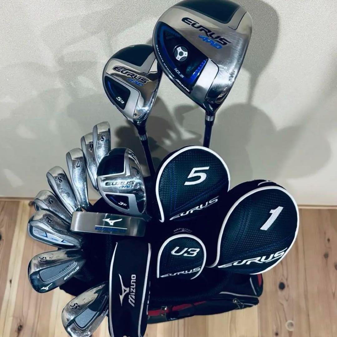 大人気Mizuno EURUS 4D メンズゴルフクラブセット