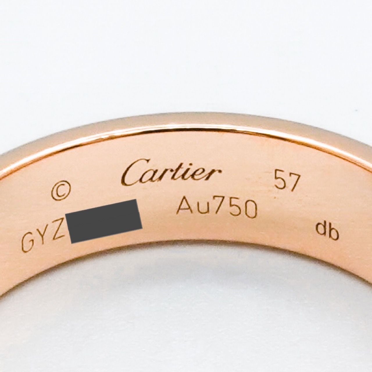 仕上済 カルティエ ラブリング 17号 PG ダイヤ 17 57 K18PG レディース リング 指輪 CARTIER FORTGASGNV_COM_BR