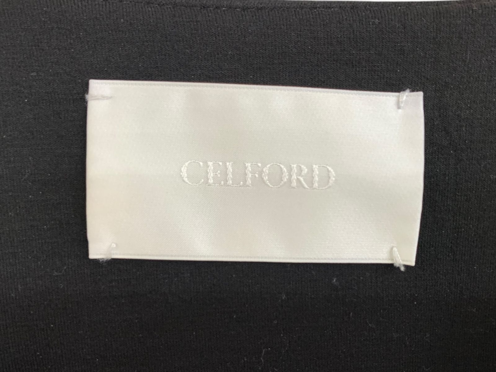新品未使用セルフォード CWFJ234052 裾ファーポンチブルゾン38黒 CELFORD (セルフォード) 裾ファーポンチブルゾン ジャケット