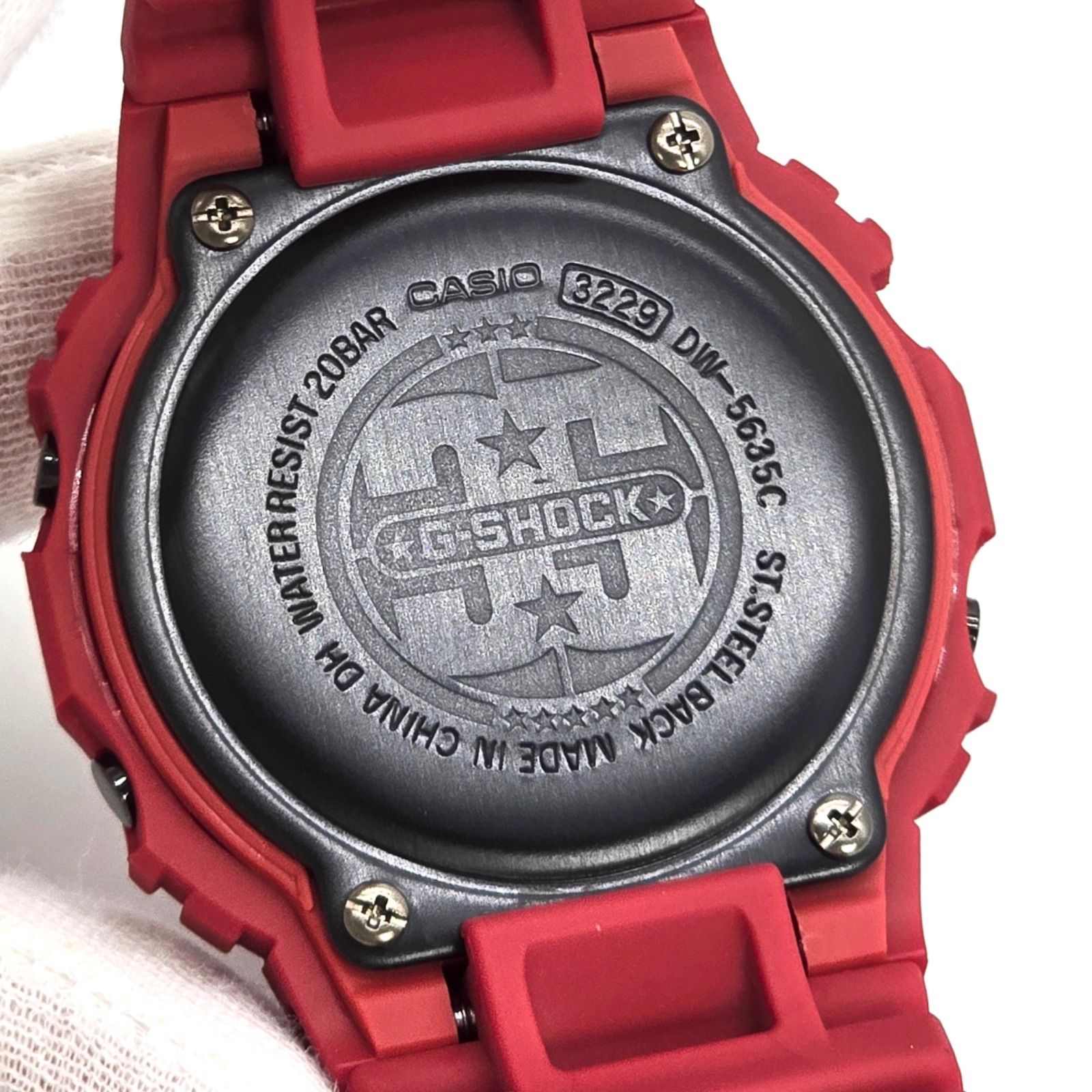 CASIO カシオ DW-5635C-4JR G-SHOCK ジーショック 35周年 RED CASIO カシオ DW-5635C-4JR G-SHOCK ジーショック 35周年 RED