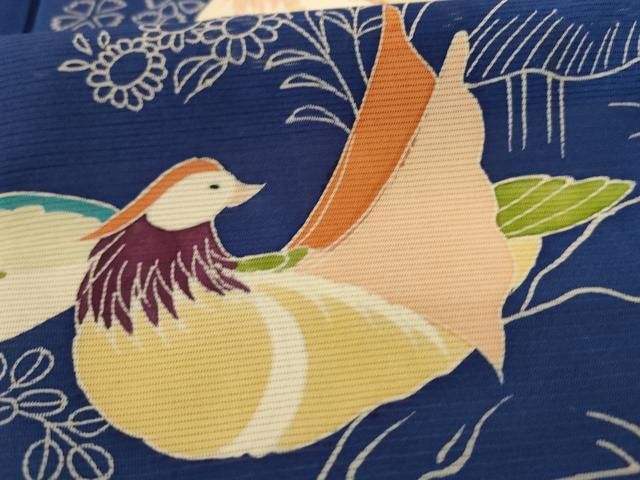 平和屋着物＊夏物 訪問着 絽 流水花鳥文 正絹 逸品 AAAX7807jd - メルカリ