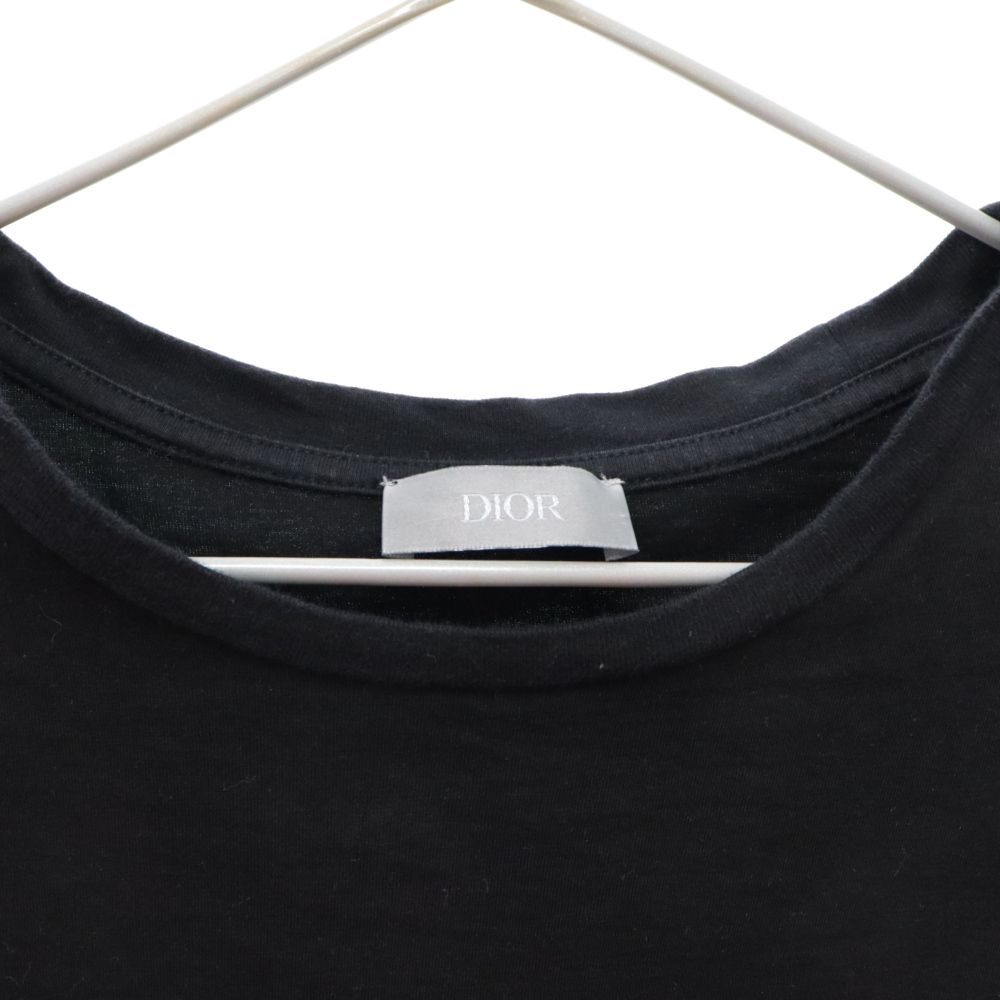 DIOR (ディオール) アトリエロゴプリントクルーネック半袖Tシャツ  