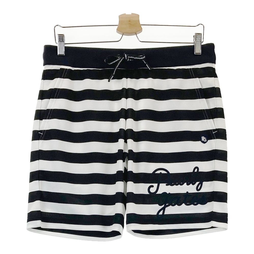 サイズ 5 PEARLY GATES パーリーゲイツ 053-3132419 ハーフパンツ ボーダー ネイビー系 240101531351 ゴルフウェア メンズ ストスト
