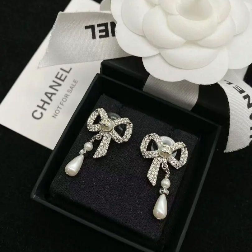 ✨新品✨CHANEL リボンピアス@July jewelry