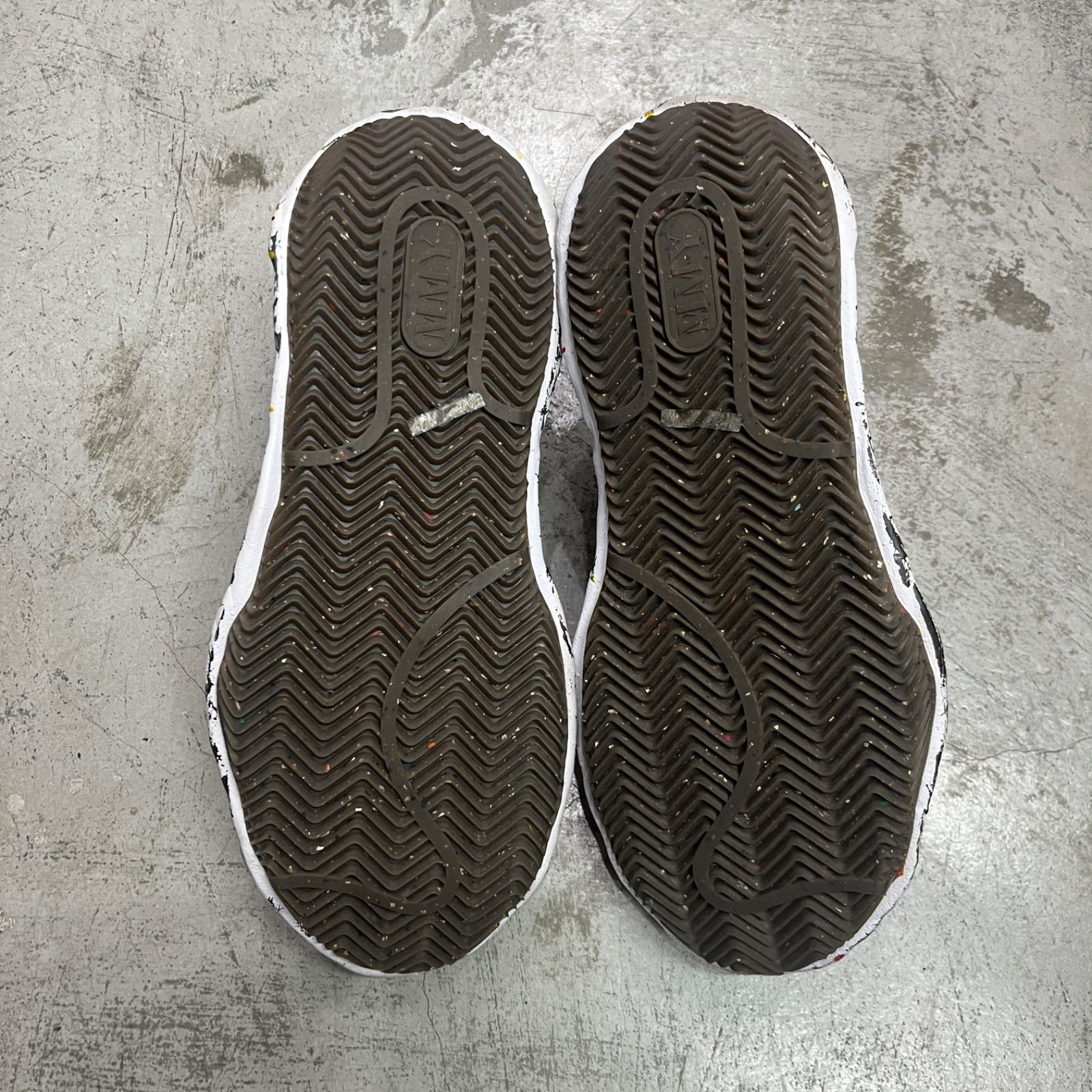 Maison MIHARA YASUHIRO 25SS BLAKEY OG Sputtering Paint Canvas Low 