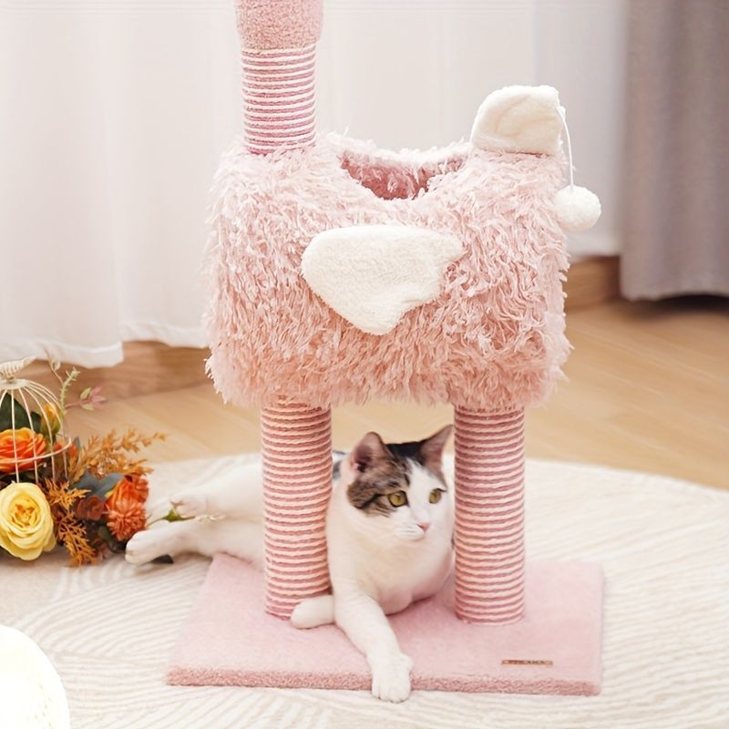 キャットタワー もこもこ
