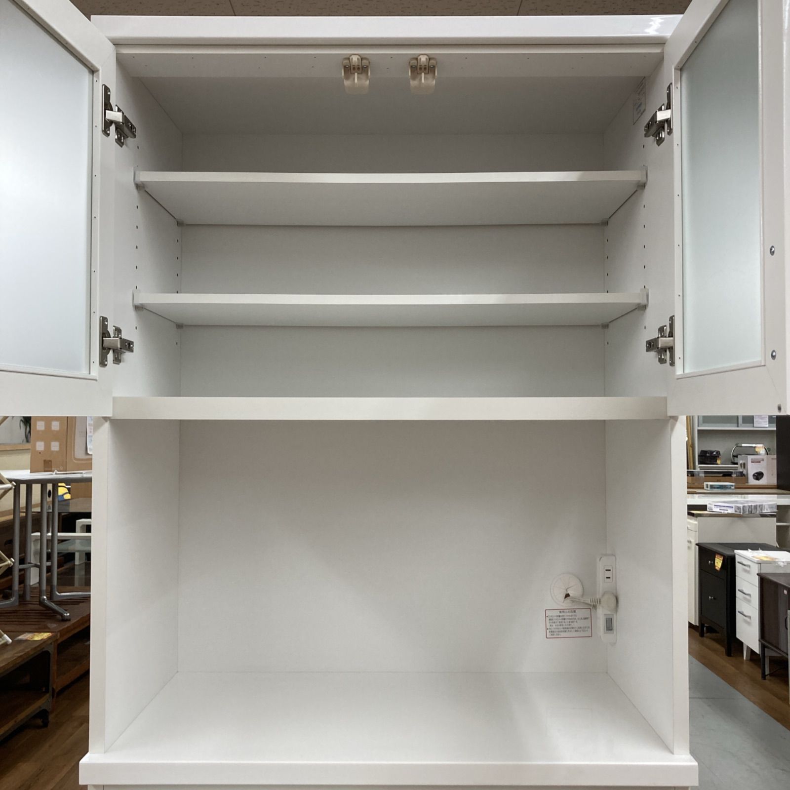 美品 ニトリ キッチンボード 食器棚 (コパン T 80KB WH) キッチンボード(コパン T 80KB WH) | ニトリネット【公式】 家具