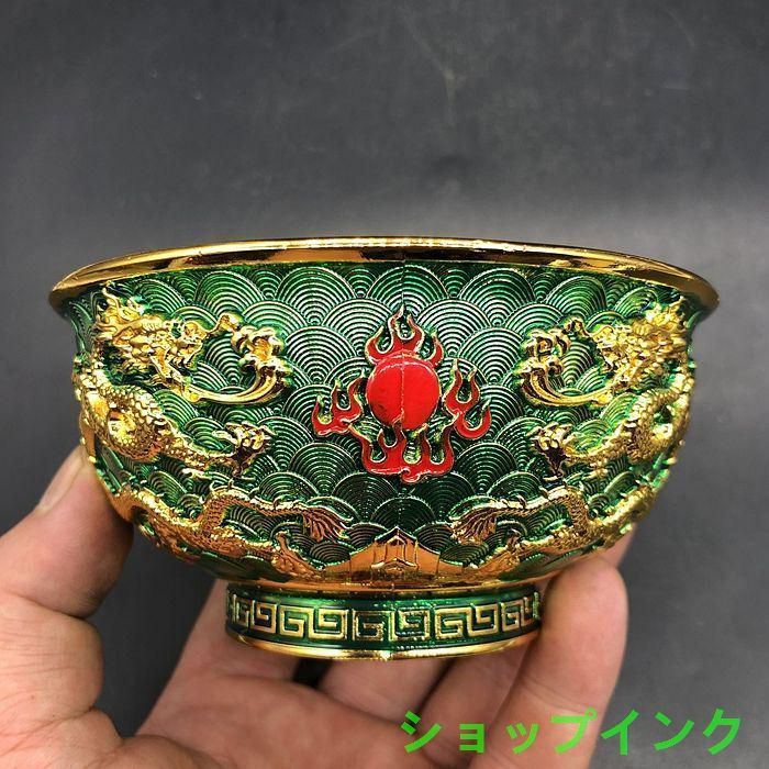 銅 細工 花開富貴碗 玄関 書架 装飾品 工芸品 置物 銅 細工 花開富貴碗 玄関 書架 装飾品 工芸品 置物