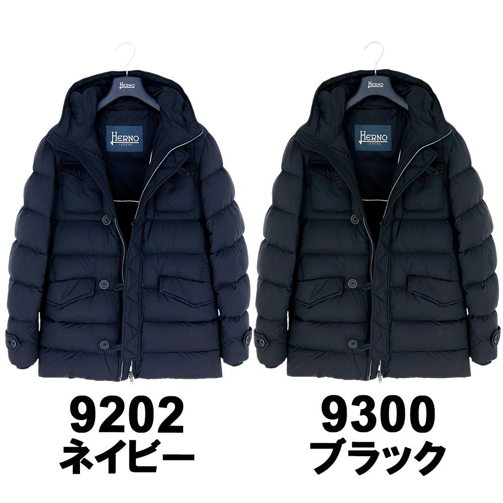 Herno メンズ 超軽量ダブルダウンベスト ネイビー　サイズXS【美品】 HERNO ヘルノ ダウン ダウンベスト メンズ レジェンド スタンド