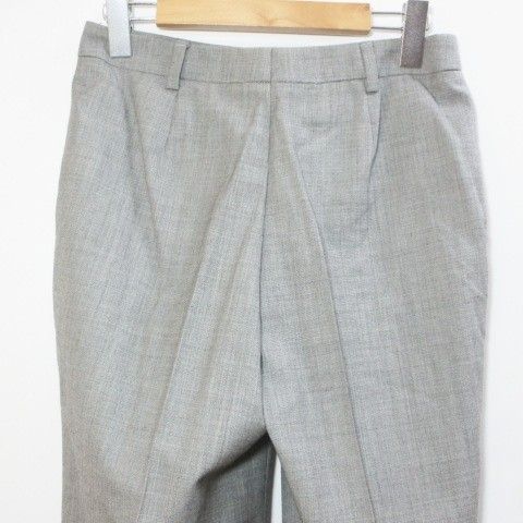 アクリス AKRIS 美品 パンツ スラックス ウール ストレート 日本サイズ