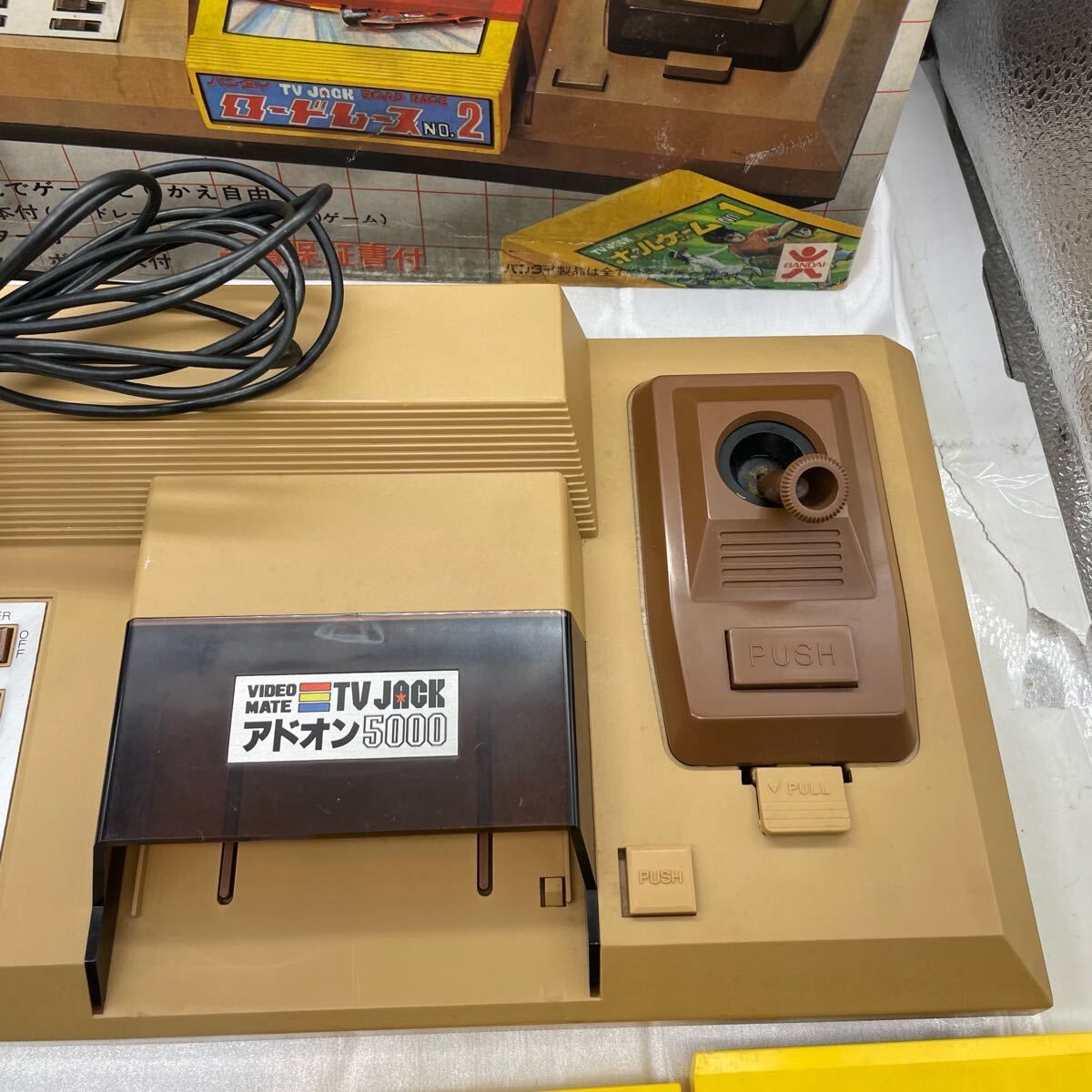 ジャンク・箱付き】BANDAI アドオン5000 TV JACK 昭和レトロ