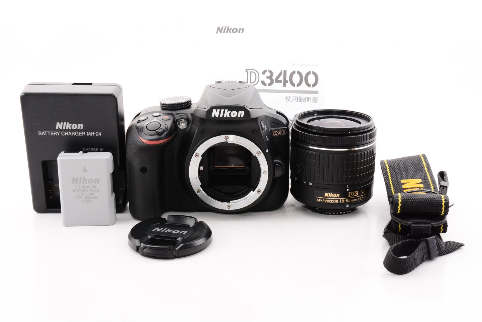 Nikon デジタル一眼レフカメラ D3400 AF-P 18-55 VR レンズキット ...