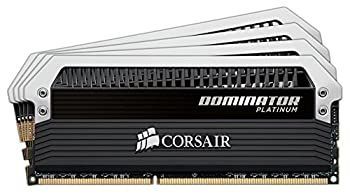 【中古-非常に良い】 CORSAIR コルセア DDR4 デスクトップ用メモリ DOMINATOR PLATINUMシリーズ クアッドチャネル 4GB×4kit CMD16GX4M4A2800C16