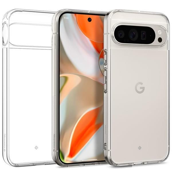 新品Pixel 9 Pro XL_クリスタル・クリア Caseology Google Pixel 9Pro XL 対応ケース クリア 【透明度】 【米軍MIL規格】 耐衝撃 落下防止 ストラップホール付き ワイヤレス充電対応 TPU PC 2重構造 Pix