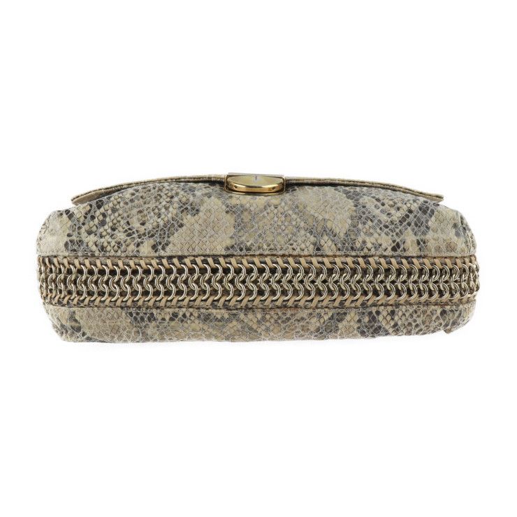 ステラマッカートニー ゴールド チェーン ショルダーバック ベージュ