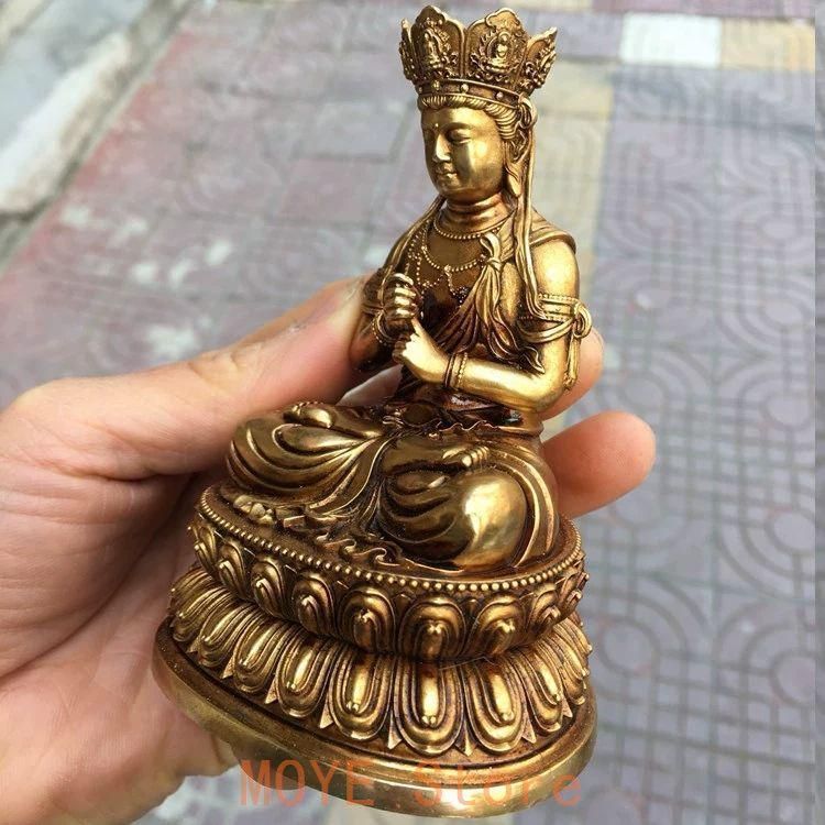 蓮華地蔵王仏像 菩薩 観音 銅製 仏像 彫刻 開運 風水 置物 地蔵 釈迦蓮華菩薩 観音 銅製 仏像 彫刻 置物 開運 風水 - メルカリ