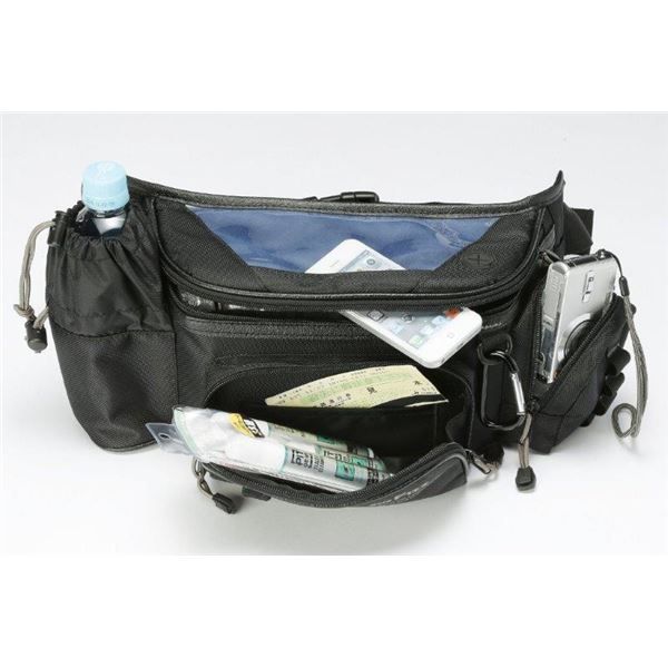 クーポン配布中-スーパー 対象 タナックス TANAX デジバッグプラス ウエスト ブラック MFK-202