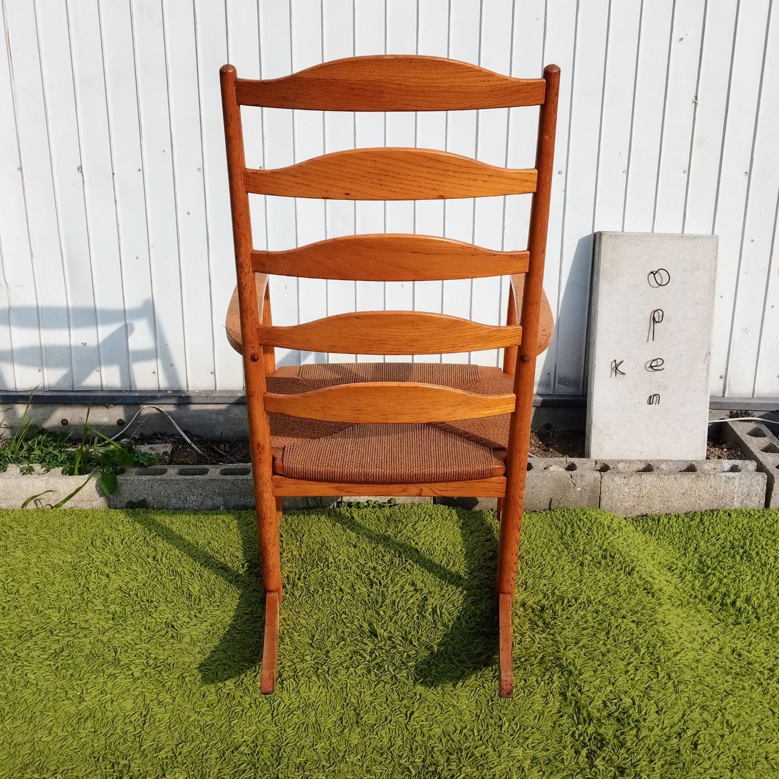 柏木工/KASHIWA ロッキングチェア ラッシ編み ✨希少✨送料無料