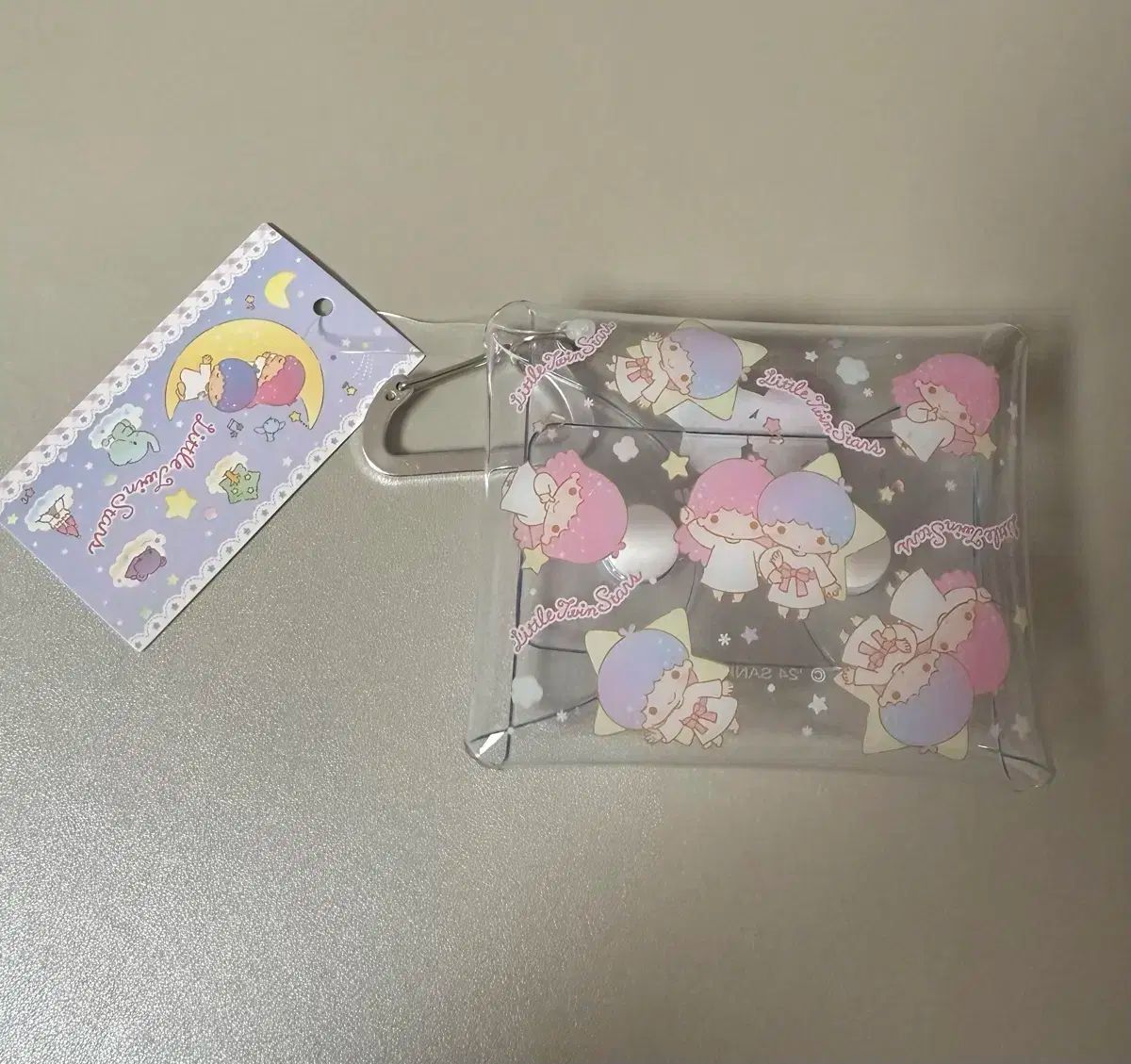 キキララ トランスペアレント pvc ポーチ