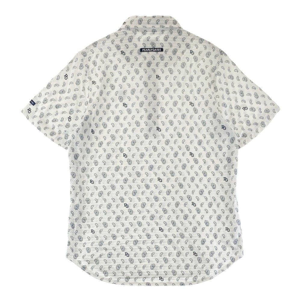 サイズ：5 PEARLY GATES パーリーゲイツ 半袖ポロシャツ シアサッカー