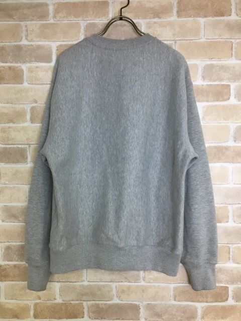 【中古】23AW STUSSY ｽﾃｭｰｼｰ STOCK LOGO SWEAT ｽﾄｯｸ ﾛｺﾞ ｽｳｪｯﾄ ﾌﾟﾙｵｰﾊﾞｰ ｸﾙｰﾈｯｸ ◇ ｸﾞﾚｰ S 33855099