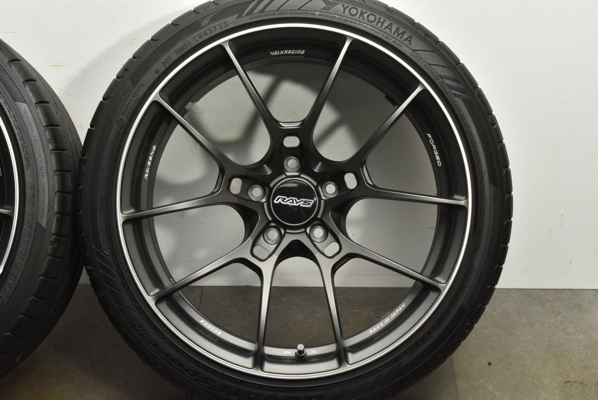 【超歓迎された！】 鍛造 RAYS ボルクレーシング G025 19in 9J 23 10J 34 PCD120 ヨコハマ 245 35R19 265 35R19 BMW F87 M2 コンペティション