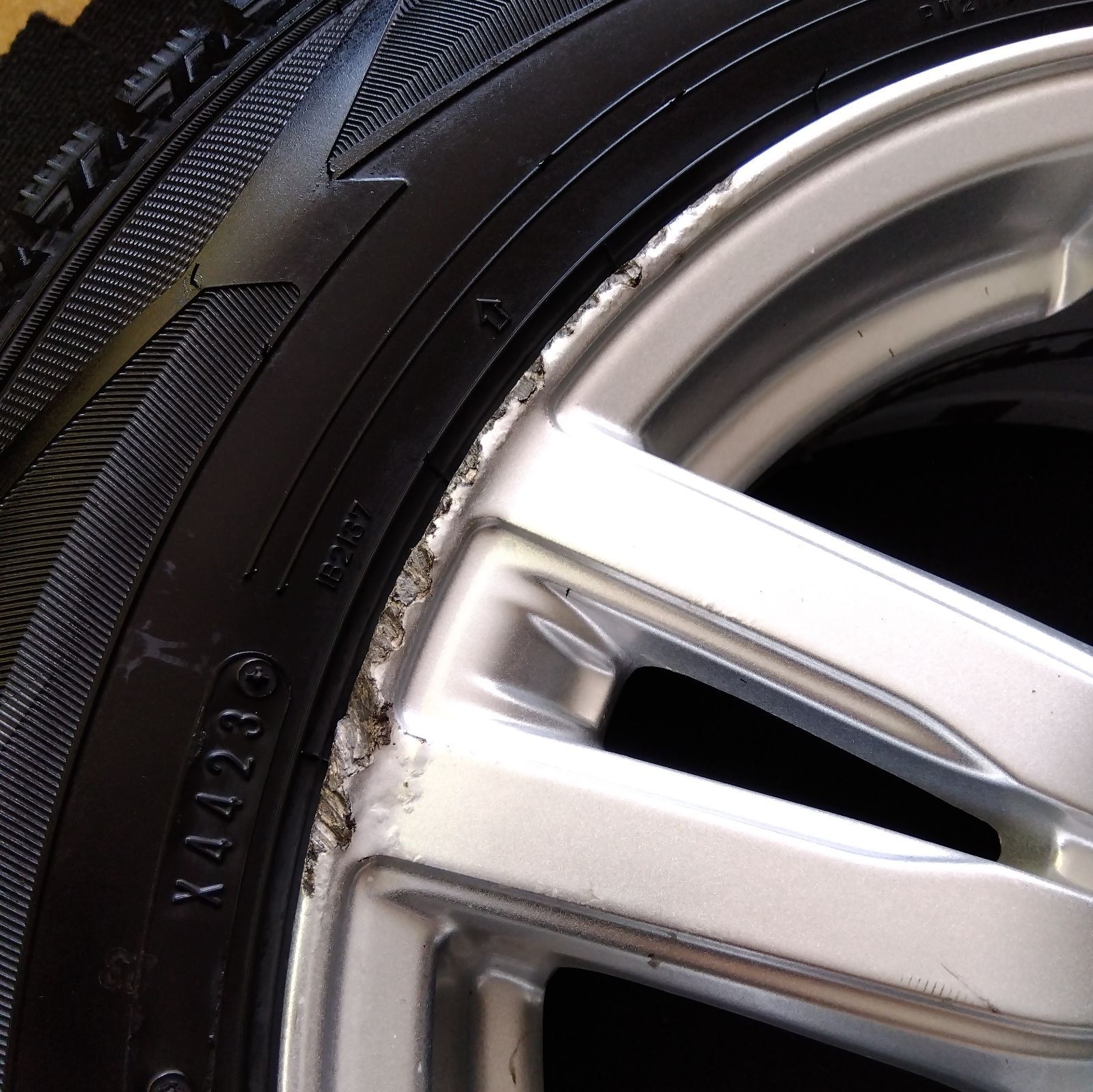 中古 タイヤホイールセット 4本セット ダンロップ取扱ホイール