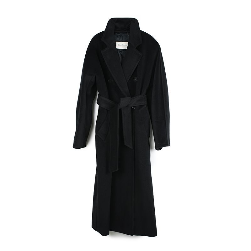 Max Mara マックスマーラ MADAME 101801 ブラック カシミヤ混コート