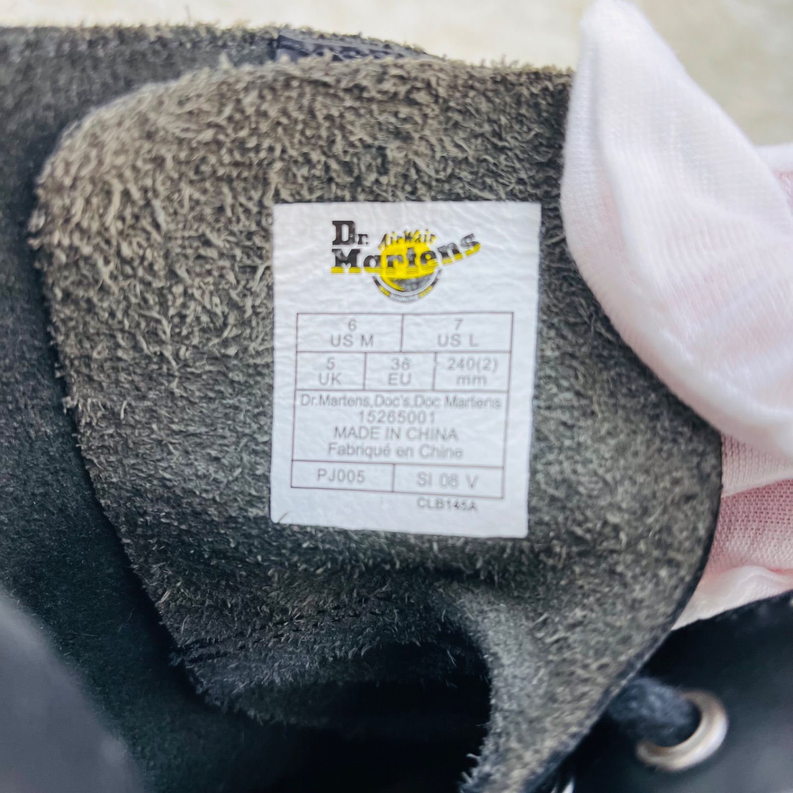 サイドジップ SIZE