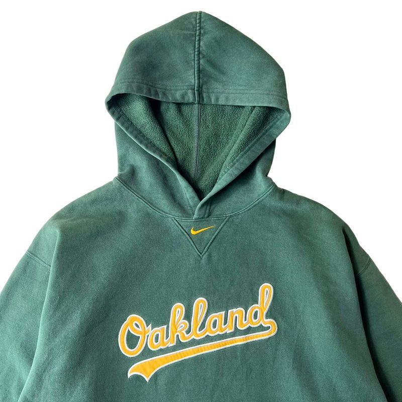 00s NIKE MLB アスレチックス センター スウォッシュ スウェット