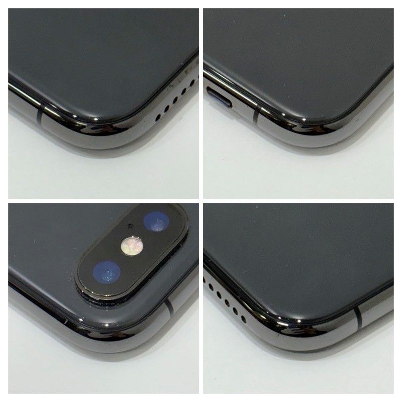 美品】iPhoneX 256GB スペースグレイ SIMフリー ムスビー｜安心保証 超