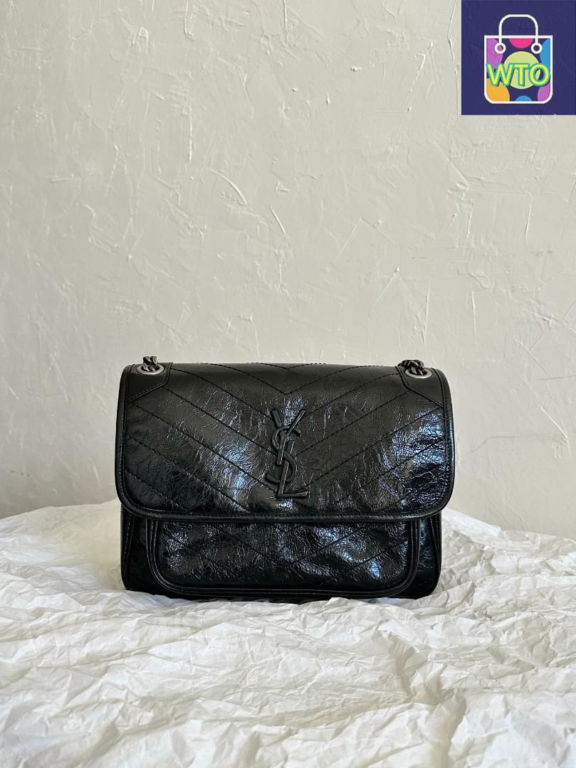 イヴサンローラン ブラック NIKI ショルダーバッグ