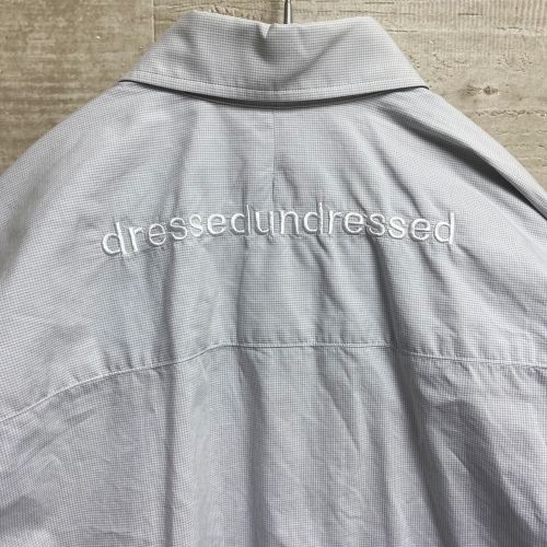 DRESSEDUNDRESSD ドレスドアンドレスド クロッチ ボディーシャツ SIZE4 