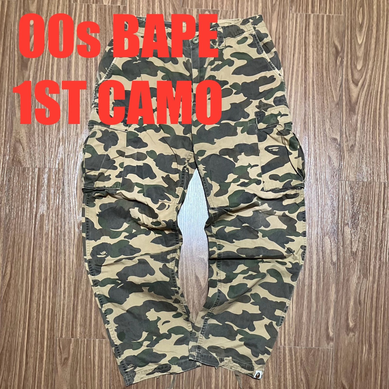 00s A Bathing Ape カーゴパンツ 1st Camo カモ柄 M