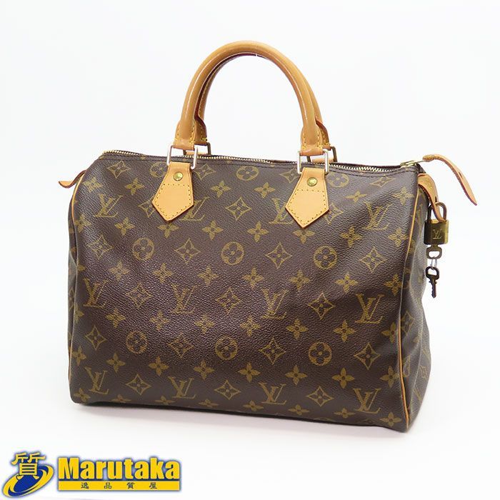 ルイヴィトン LOUIS VUITON スピーディ30 M41526 AA0024 モノグラム ハンドバッグ 定番 人気 ミニボストン 25-33-2 LV SPEEDY 30 Monogram Hand Bag