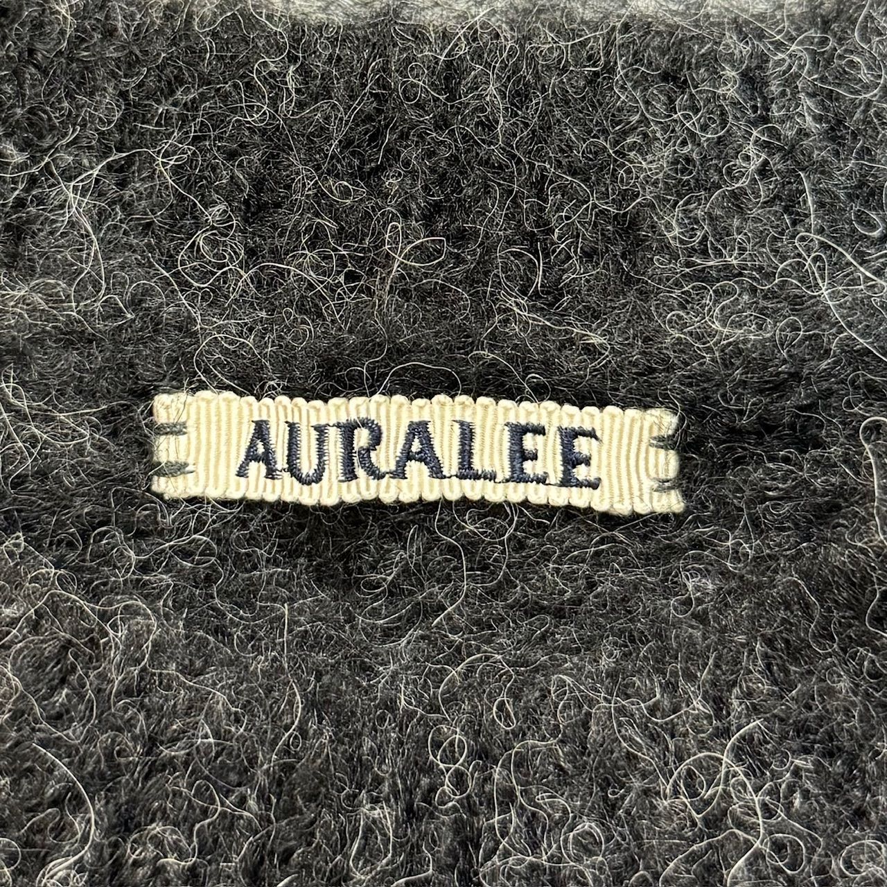 定価37400円 AURALEE ALPACA WOOL SUPER LIGHT KNIT BIG A20AP02AW