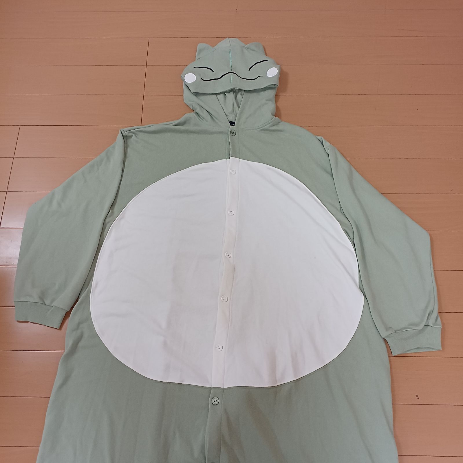 ポケモンセンター みがわり着ぐるみ ルームウェア パジャマ みがわり 着ぐるみパジャマ グリーン フリーサイズ
