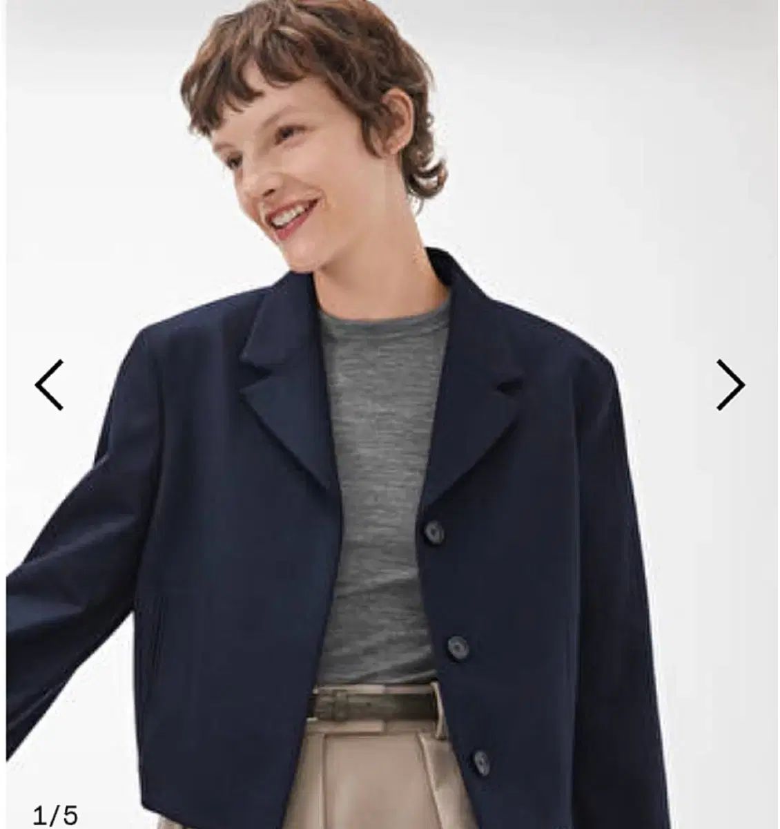 ARKET アーケット ウール カシミヤ クロップド ブレザー 36