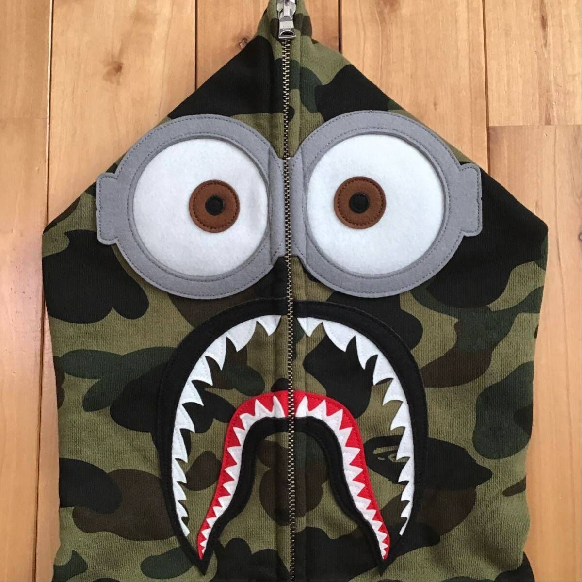 ミニオン シャーク パーカー Lサイズ a bathing ape BAPE camo MINIONS