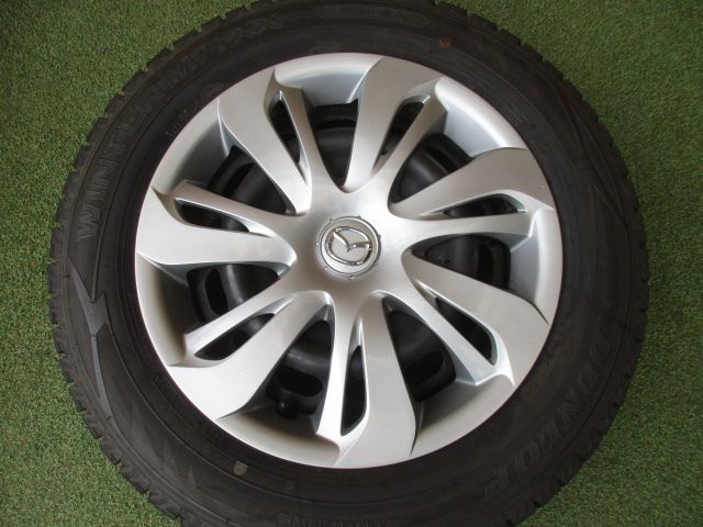 マツダ 純正 15インチホイール＆ スタッドレス 195/65R15 4本セット 195/65R15 マツダ純正ホイールセット マツダ 純正 15インチホイール