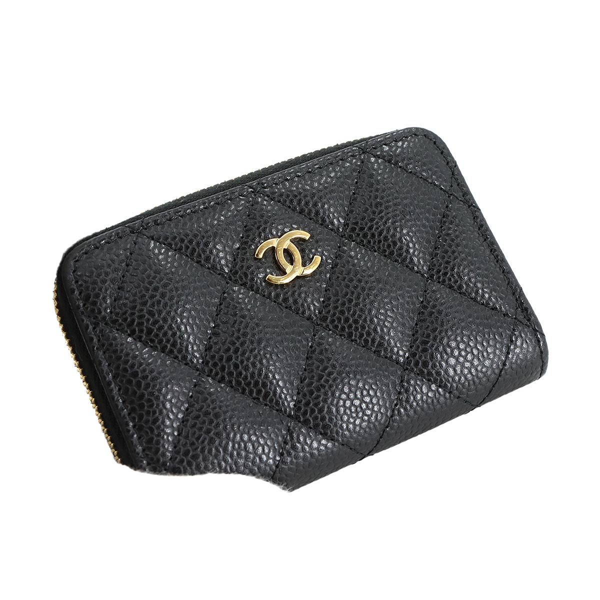 新品同様 シャネル CHANEL マトラッセ コインケース 小銭入れ
