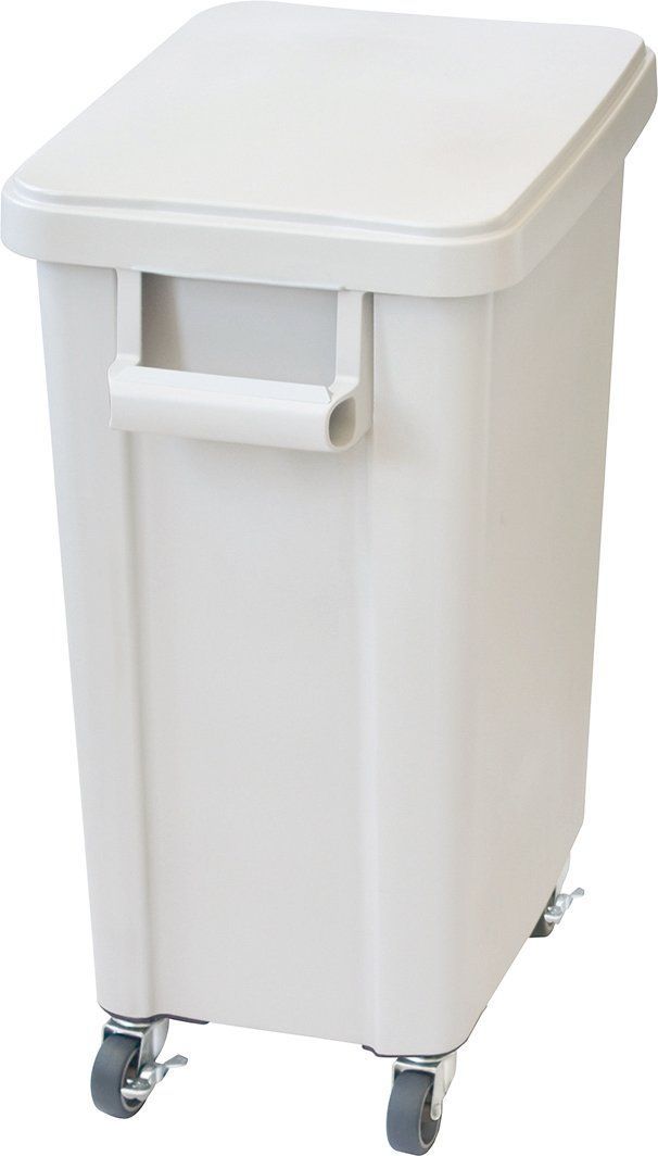 新着商品 日本製 排水栓付き 45L グレー 厨房用キャスターペール 業務用 ゴミ箱 リス