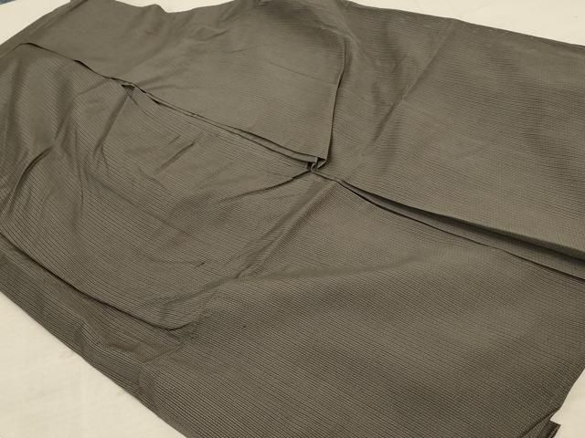 平和屋着物*夏物 男性 行灯袴 縞 正絹 AABC3445jd