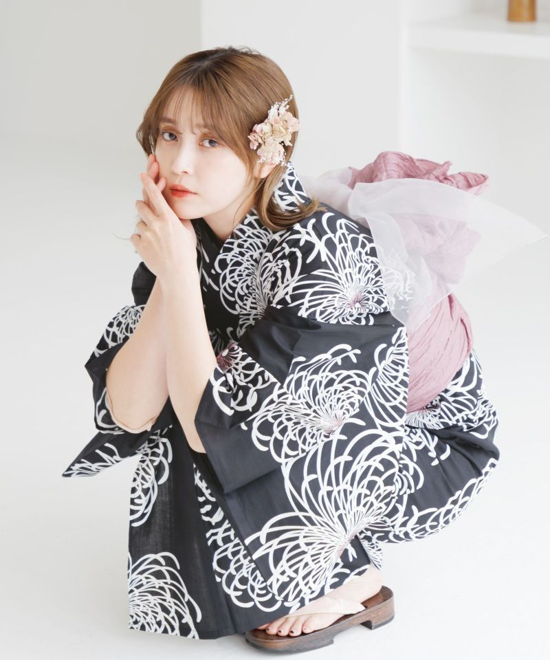 月夜の乱菊しらべ】Dita ディータ 浴衣 5点セット レディース