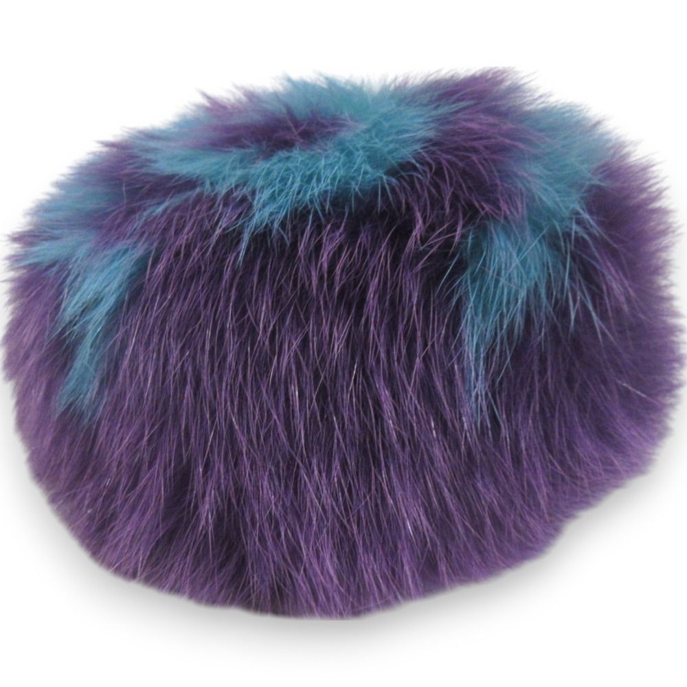 美品 FENDI フェンディ ファー ポンポンチャーム バッグチャーム  