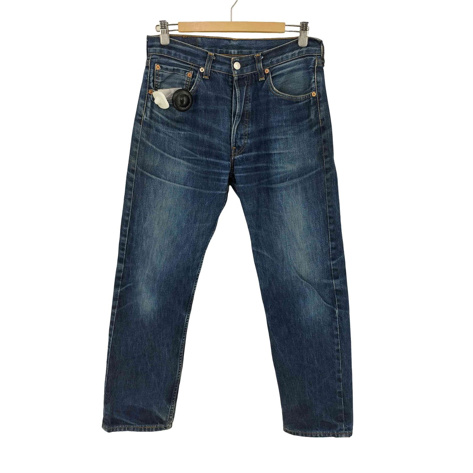 リーバイス Levis 00s MADE IN TURKEY ユーロ 501 ボタンフライストレートデニムパンツ ボタン裏247 メンズ  32x30