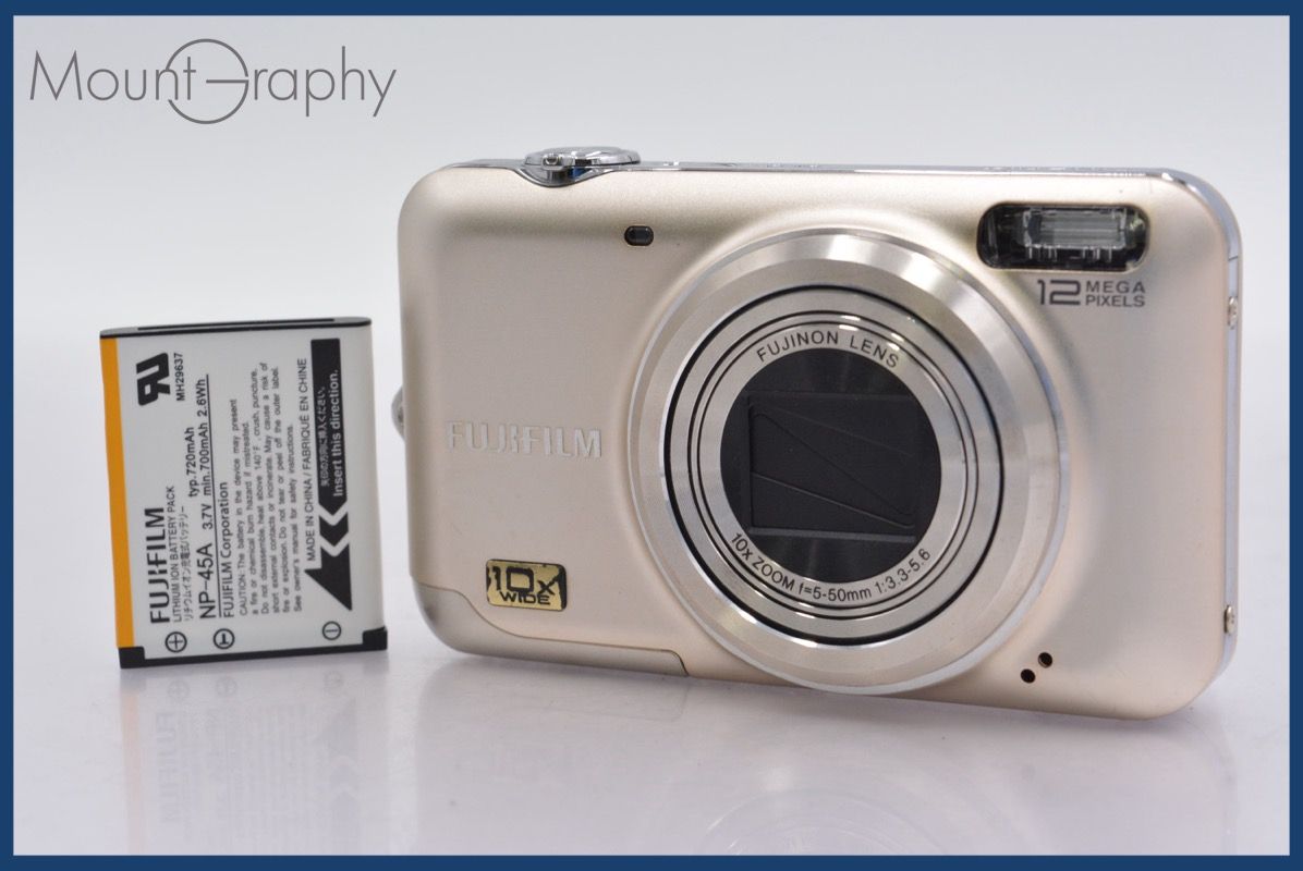 富士フィルム FUJIFILM FinePix JZ300 10x バッテリー付属 ★完動★同梱可 #mj5744
